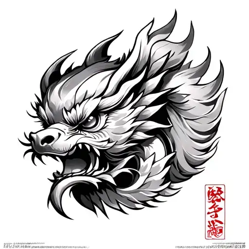 Pixiu tattoo design idea