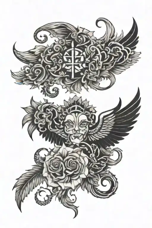 Various motifs by Walter Moers tattoo design idea