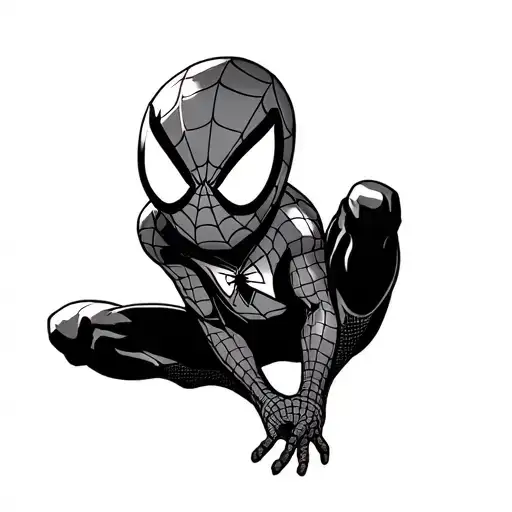 Spiderman Logo tattoo design idea