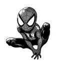 Spiderman Logo tattoo design idea
