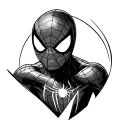 Spiderman Logo tattoo design idea