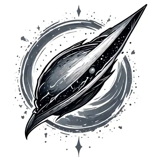 comet tattoo design idea