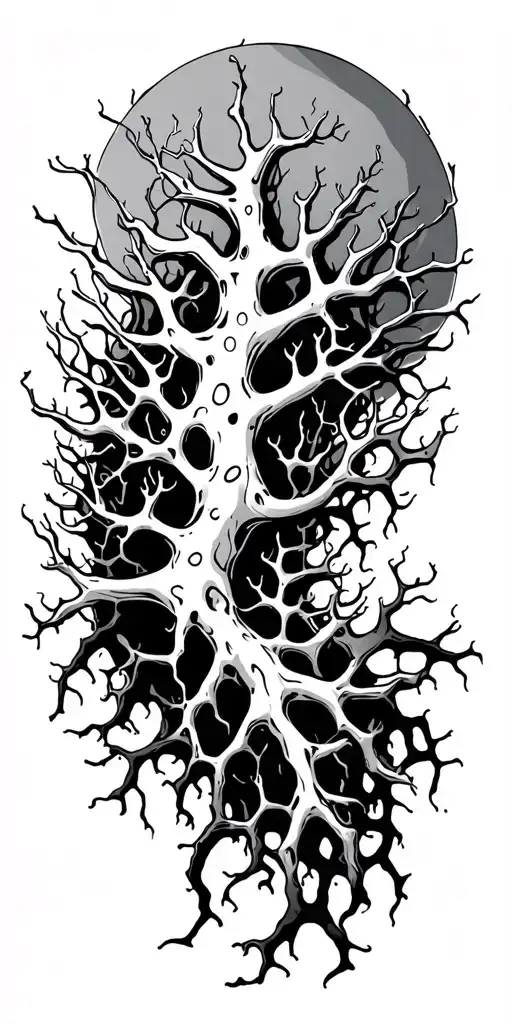 neurons tattoo design idea