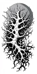 neurons tattoo design idea