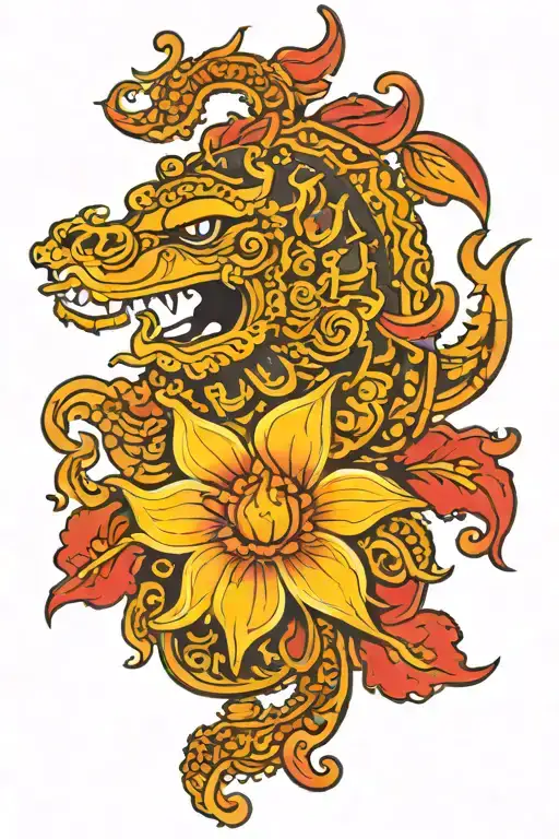 Sri Lanka tattoo design idea