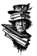 Stephen king books theme tattoo design idea