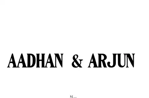 "AADHAN & ARJUN 
" tattoo design idea