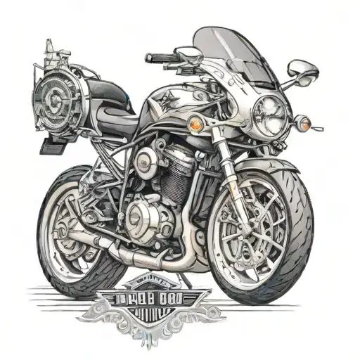 rolex porshe harley davidson tattoo design idea