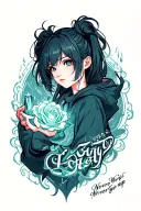 loyalty, never give up tattoo design idea