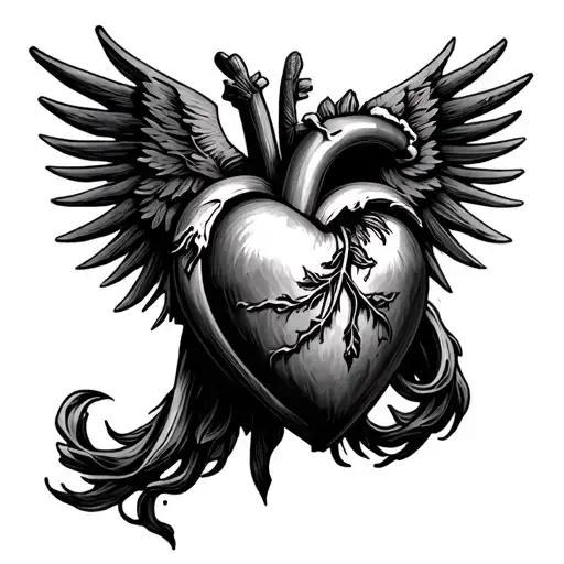 sacred heart of Jesus tattoo design idea