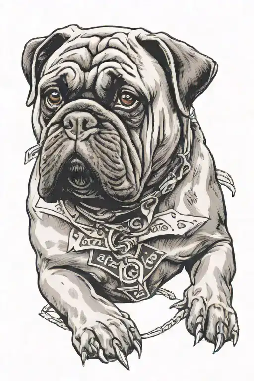 Georgia bulldogs tattoo design idea