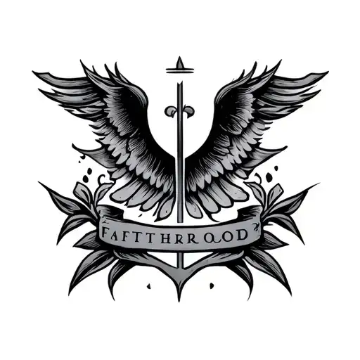 symbol for fatherhood tattoo design idea
