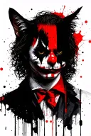 chishersky cat joker heath ledger tattoo design idea