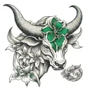 1993,may,14,Taurus,earth,emerald,lily tattoo design idea