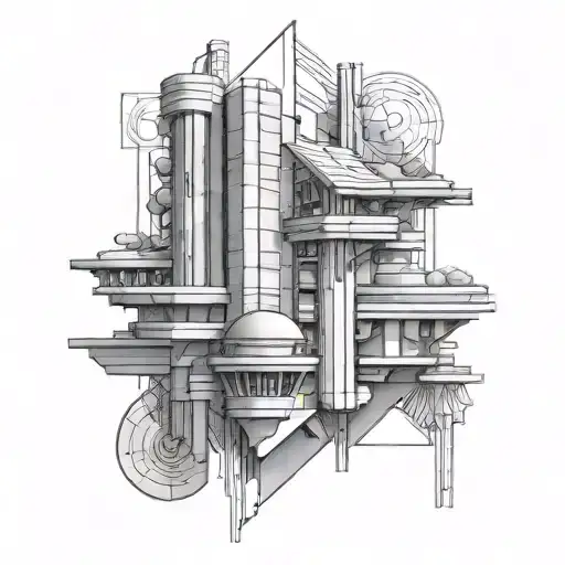 Frank Lloyd Wright tattoo design idea