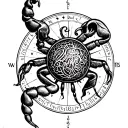 cancer horoscope, born July 4 1982 tattoo design idea