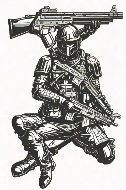 soldier of fortune  tattoo design idea