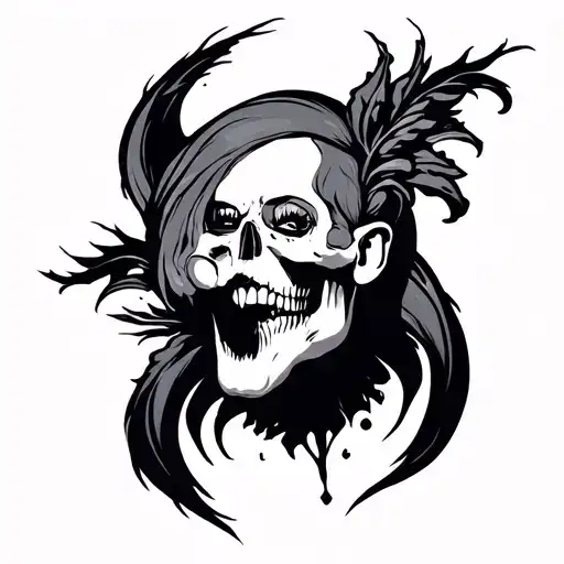 rave tattoo design idea