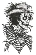 Beetlejuice tattoo design idea