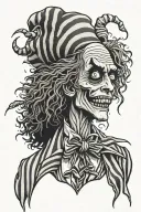 Beetlejuice tattoo design idea