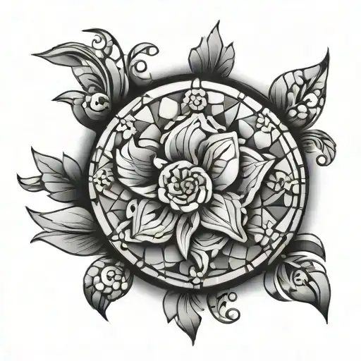 Mosaic made in Portugal tattoo design idea