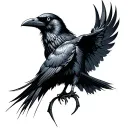 Raven Nevermore tattoo design idea