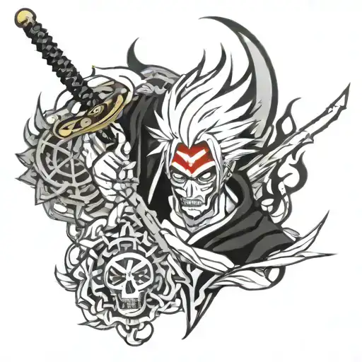 anime bleach anime tattoo design idea
