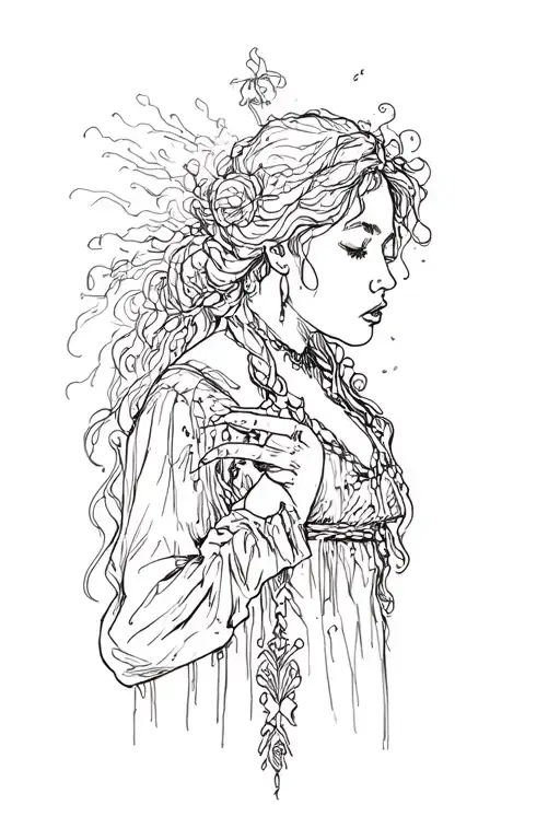 Hadestown tattoo design idea