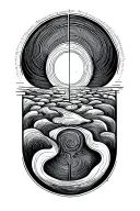 travel, thin lines. Vitruvio Men, discover, fibonacci sequence tattoo design idea