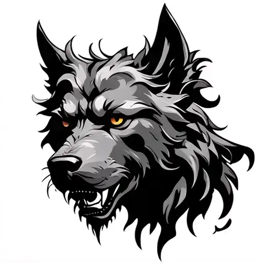 Cerberus tattoo design idea