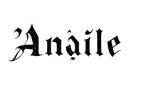 "Anaëlle" tattoo design idea