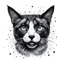 Freckle tattoo design idea