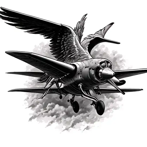 Spitfire tattoo design idea