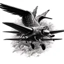 Spitfire tattoo design idea