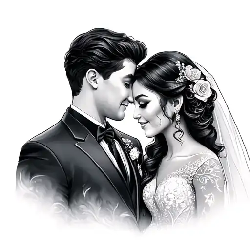 for a married couple yessenia and patrick married on 2022 tattoo design idea