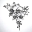 ORCHID tattoo design idea