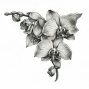 ORCHID tattoo design idea