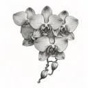ORCHID tattoo design idea