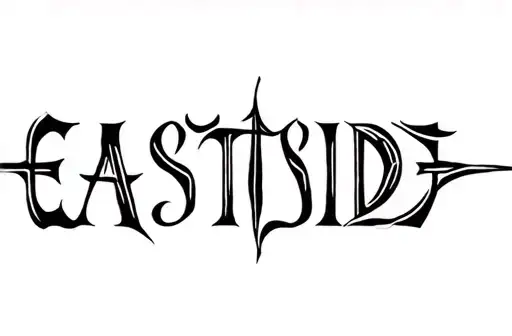 "Eastside" tattoo design idea