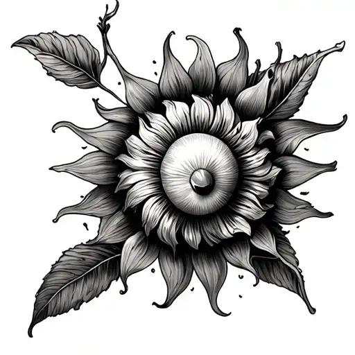 Sonne tattoo design idea