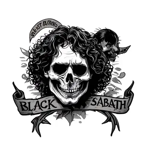 black sabbath tattoo design idea