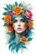 worthy scripted tattoo design idea