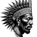African King tattoo design idea