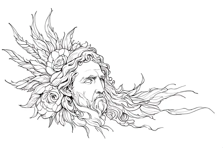 God first tattoo design idea