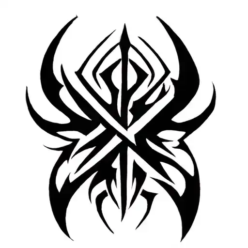 Khorne symbol tattoo design idea