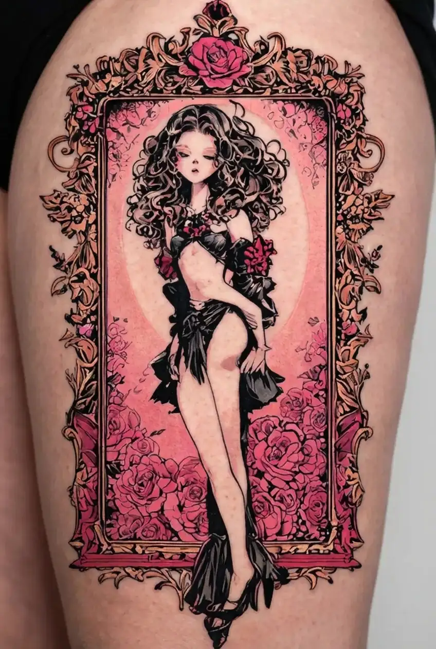 "submissive" "dominated" "Crossdresser" "prostitute" "arroused" tattoo design idea