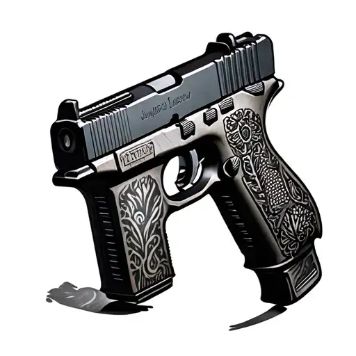 Glock 19 tattoo design idea
