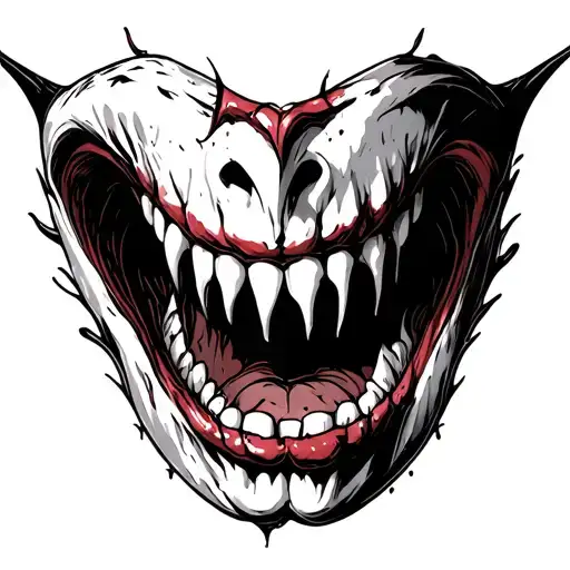 vampire bite mark tattoo design idea