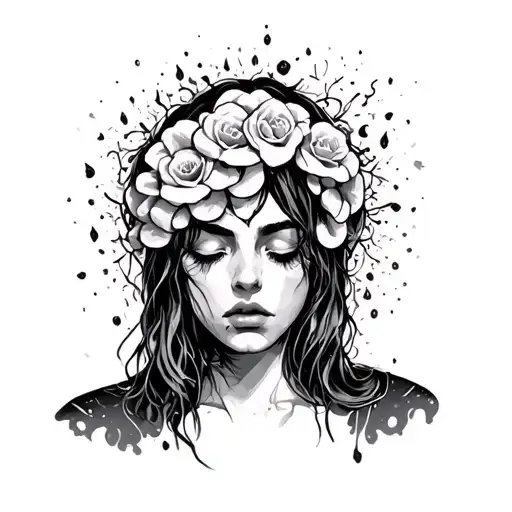 Anxiety Overthinking tattoo design idea