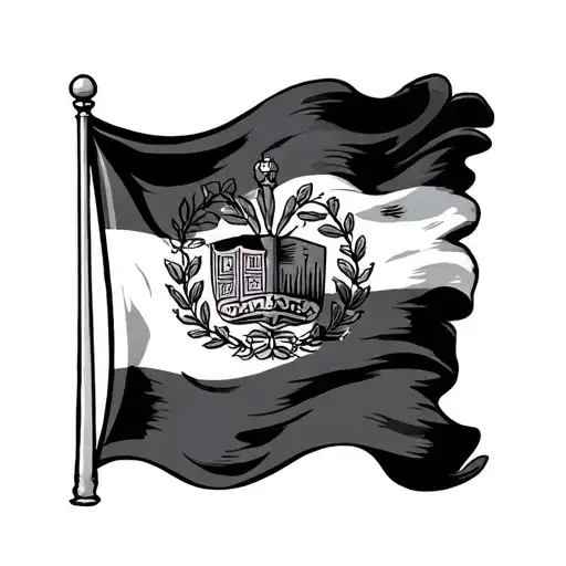 Sicilian Flag tattoo design idea